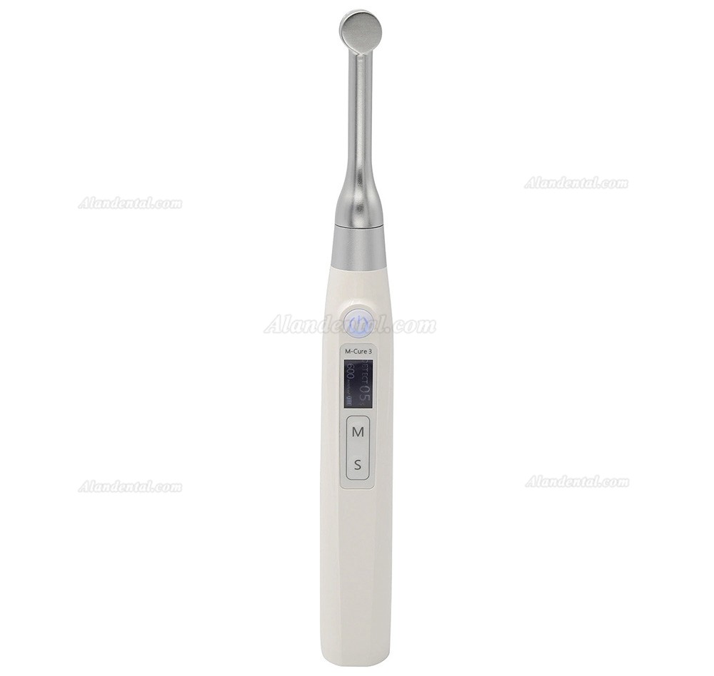RebornEndo M-Cure 3 Dental Curing Light LED with Charge Base Blue Purple Dual LED